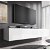 Mueble de TV suspendido de 160 cm fabricado en melamina de color blanco brillante Nerea Domensino