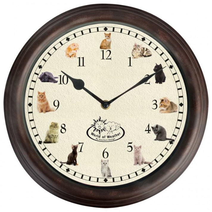 Reloj de pared Gatos Esschert Design