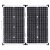 Panel solar plegable maletín 1050x743x28mm 120W 12V VidaXL