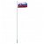 Bandera de Eslovaquia con mástil Vida XL