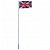 Bandera de Reino Unido con mástil Vida XL