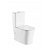 WC complet Rimless de couleur blanche avec abattant avec frein de chute Nikko Aquore
