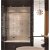 Mampara de ducha abatible de 2 puertas con vidrio transparente de 6 mm a medida Turquesa Decorban