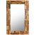 Specchio di legno riciclato marrone Vida XL