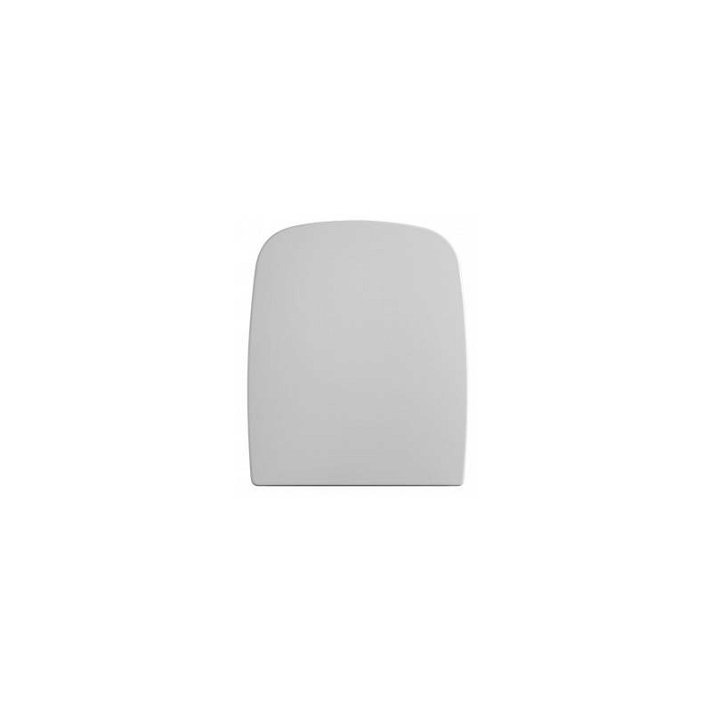 Asiento con tapa de diseño rectangular en acabado color blanco Street square Gala