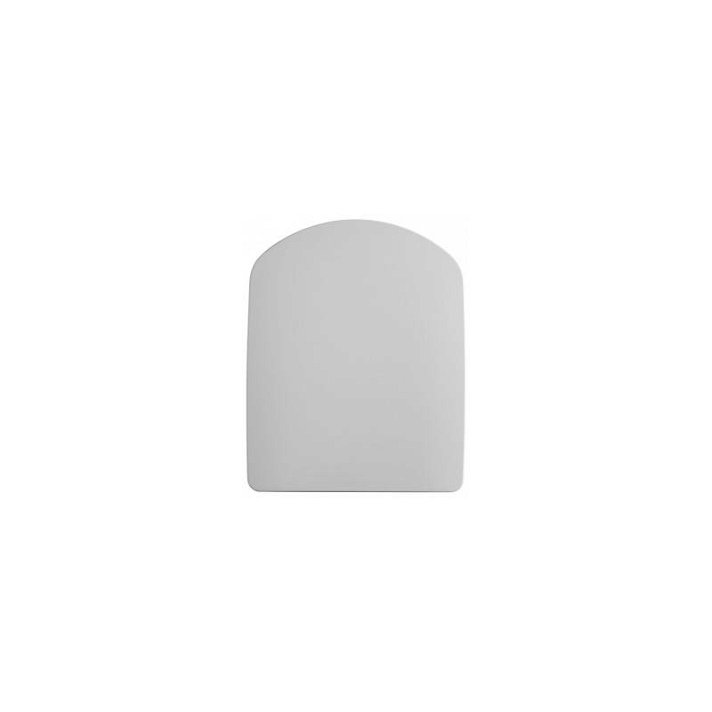 Asiento con tapa fijos de forma rectangular de 37x45 cm con acabado en color blanco Smart Gala