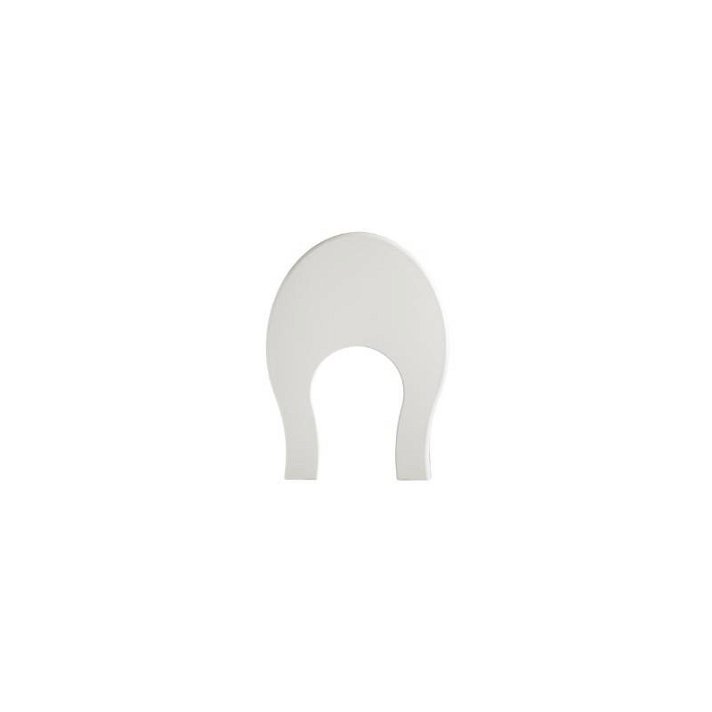 Tapa de diseño ovalada de caída amortiguadora para bidé con un acabado en color blanco Klea Gala