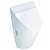 Urinario con tapa de 31 cm con sifón y juego de fijación en acabado color blanco Arq Gala
