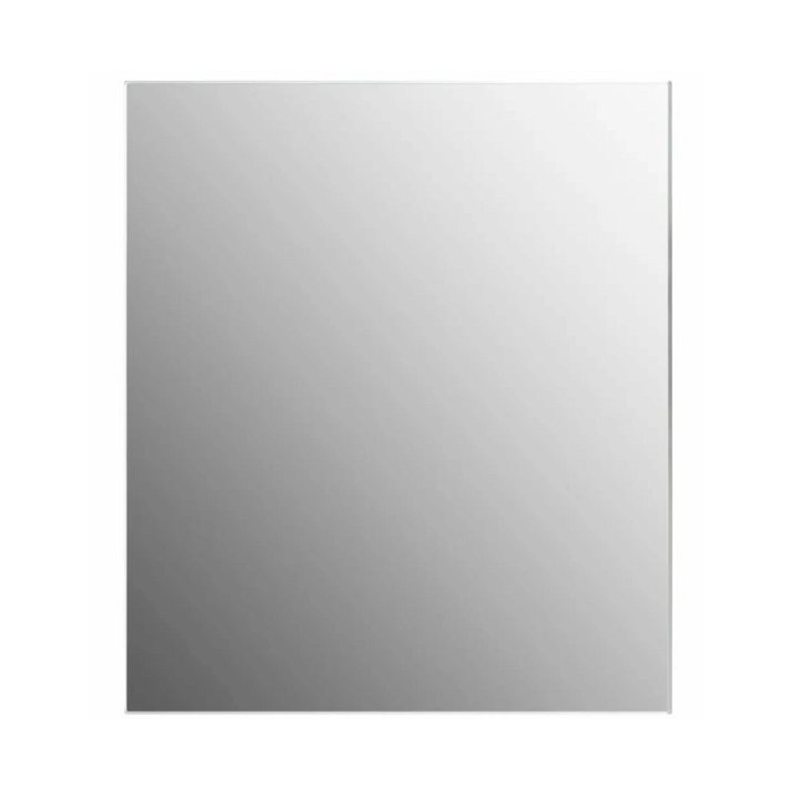 Espejo de pared rectangular de diseño minimalista en color plateado sin marco VidaXL