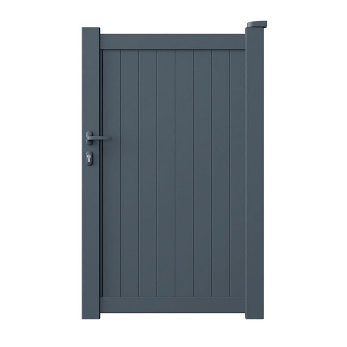 Puerta de aluminio resistente a medida de un color personalizable Salou Gardengate