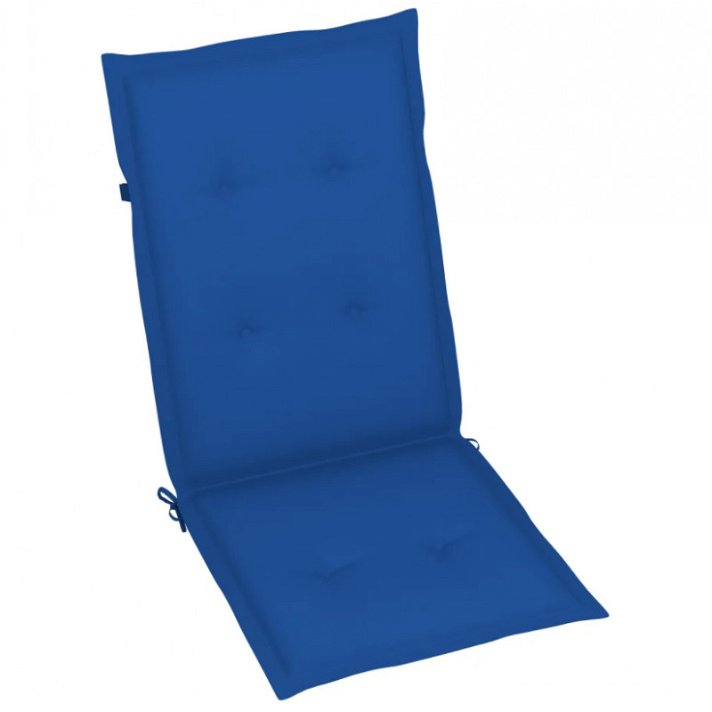 Conjunto de almofadas para cadeira de jardim 120 cm de cor azul royal Vida XL