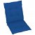 Set di cuscini per sedie da giardino 100 cm blu reale Vida XL