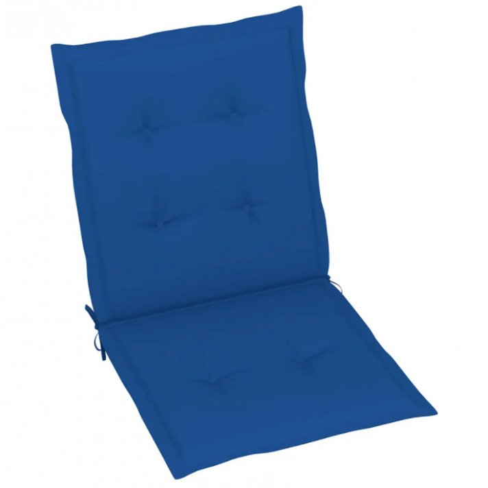 Set di cuscini per sedie da giardino 100 cm blu reale Vida XL