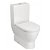 WC compact complet à double sortie pour réservoir bas et de couleur blanche Emma BTW Gala