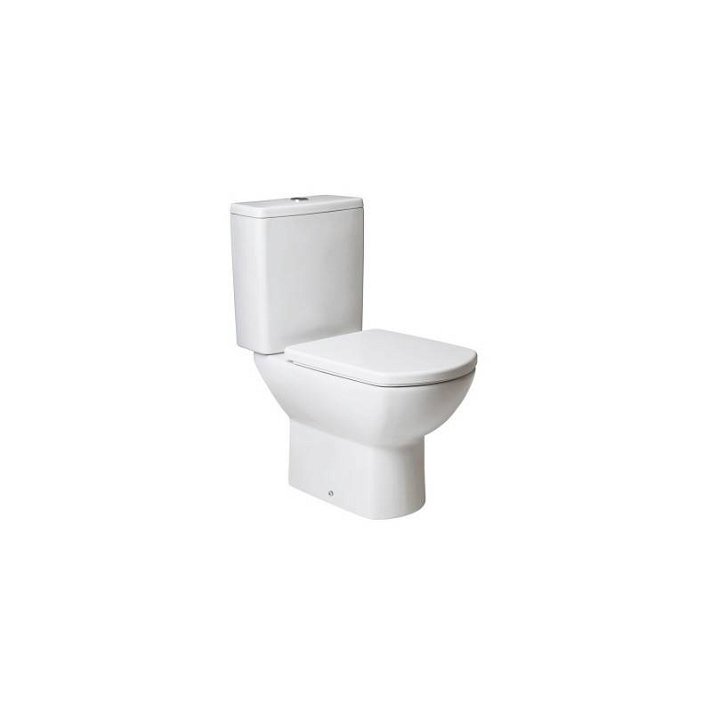 WC complet avec sortie horizontale et finition blanche de 65 cm de profondeur Smart Gala