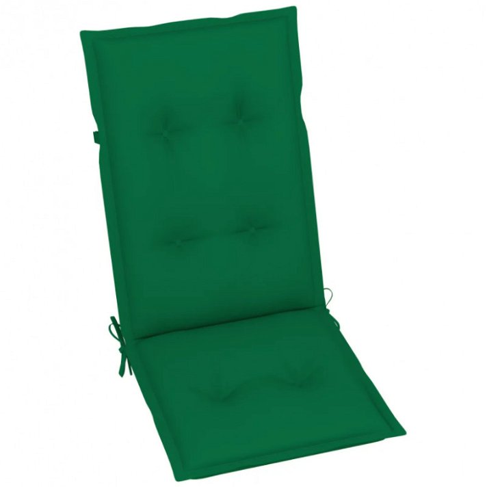 Conjunto de almofadas para cadeira de jardim 120 cm verde Vida XL