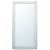 Espelho retangular com moldura de vime 60x120 cm branco Vida XL
