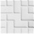 Set de paneles para paredes de interior con diseño decorativo en 3D de tetris WallArt