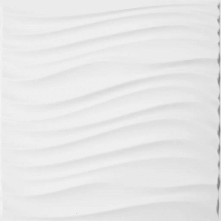Set de paneles para paredes de interior con diseño 3D en color blanco Maxwell WallArt