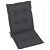 Conjunto de almofadas para cadeira de jardim 100x50x7 cm cinzento antracite Vida XL