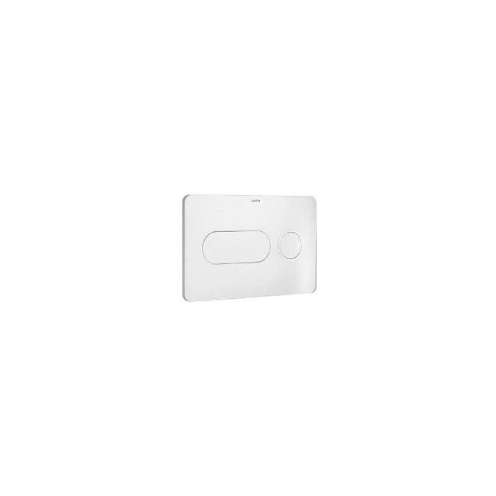 Pulsador para baño de doble descarga de 25 cm con un acabado en color blanco PL8 Gala