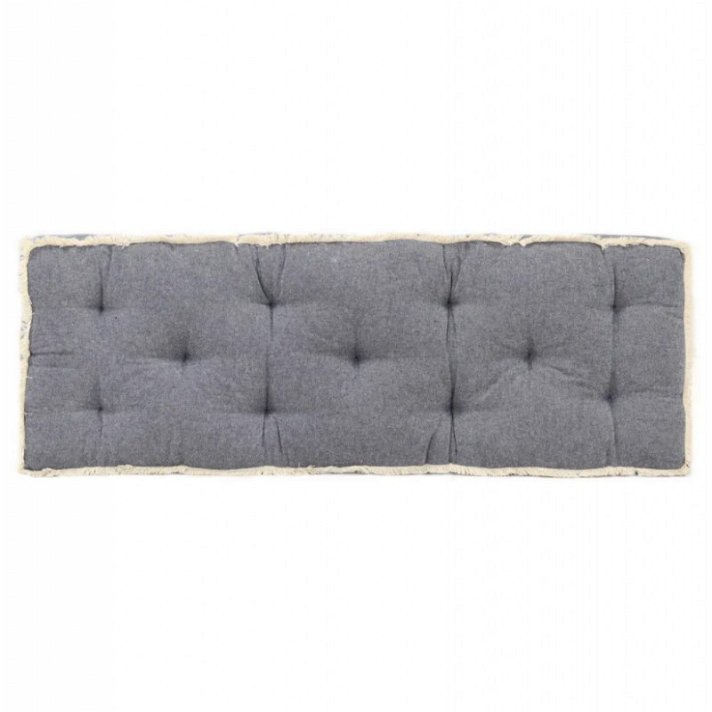 Cojín para sofá de palets azul 120x40x7 cm Vida XL