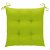 Pack de cojines para silla de jardín 40x40x7 cm verde brillante Vida XL