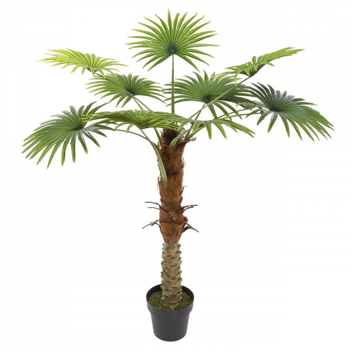 Planta tronco de palmera artificial plástico 134cm Atmosphera Diempi