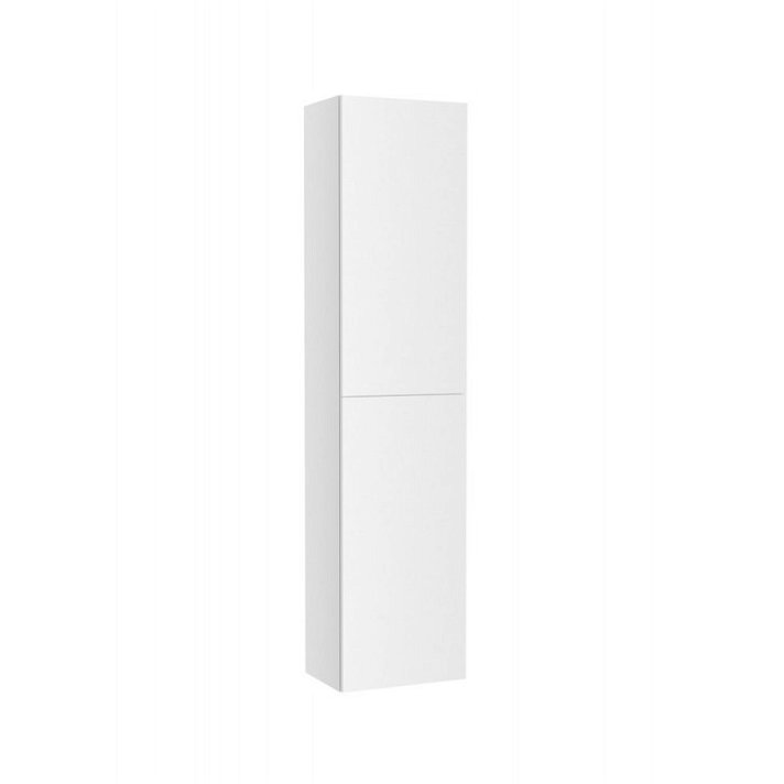 Mobile ausiliare sospeso a parete largo 35 cm a due ante in bianco lucido The Gap Roca
