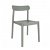 Pack de sillas de 50 cm de polipropileno con acabado en color gris verdoso Elba Garbar
