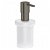 Dispenser per sapone in metallo Grafite spazzolato e vetro Essentials Grohe