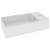  Lavabo rectangular sobre encimera de cerámica de 48 cm color blanco mate Vida XL