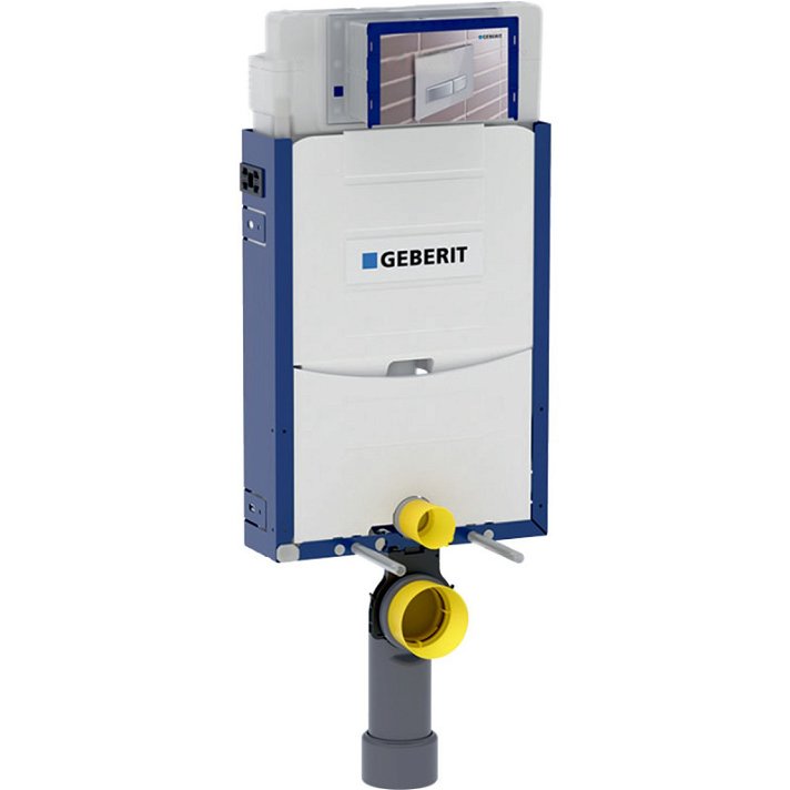 Cisterna encastrada para qualquer sanita suspensa Sigma 12 cm Kombifix da marca Geberit