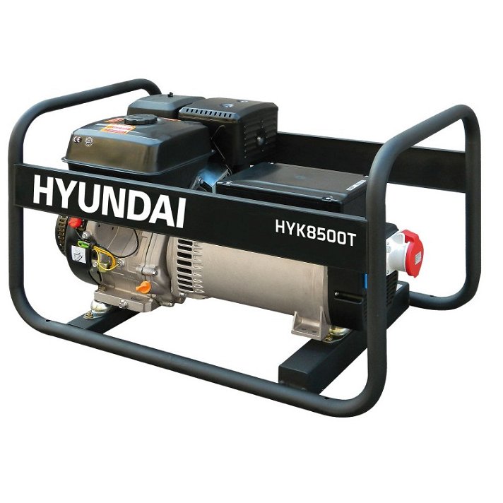 Generador eléctrico a gasolina 9,5 kVA Rental Hyundai