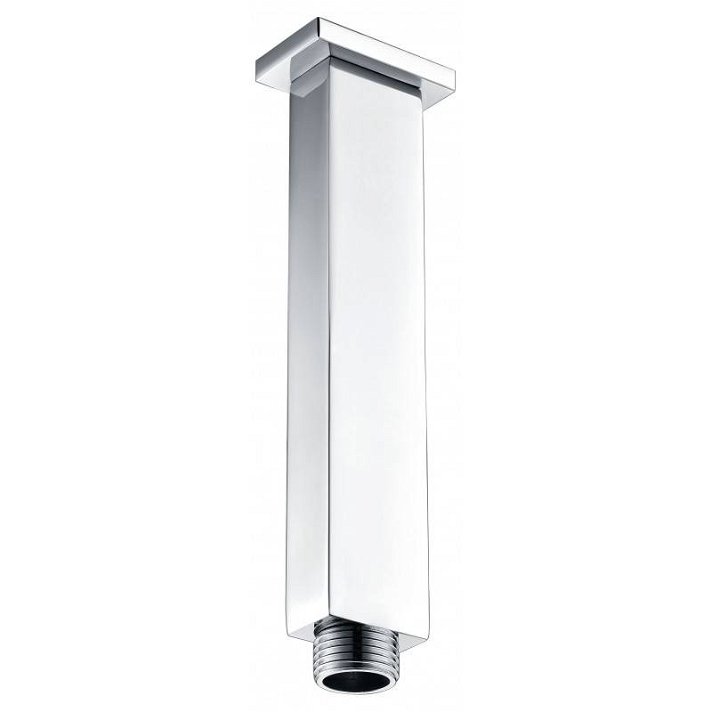Brazo rociador de pared para ducha de diseño vertical con una base rectangular Imex