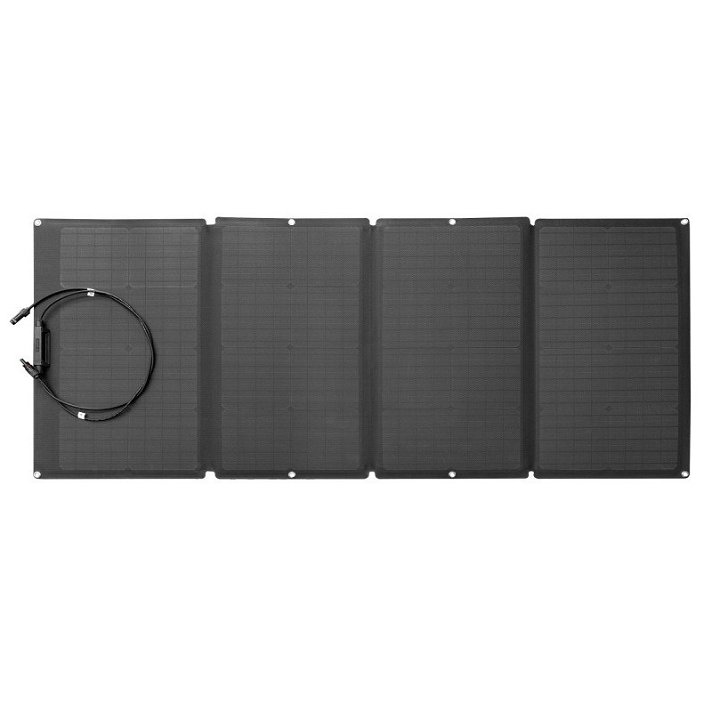 Panel solar plegable con celdas de silicio monocristalino de 68,5 × 43 cm y 160 W Eco Flow