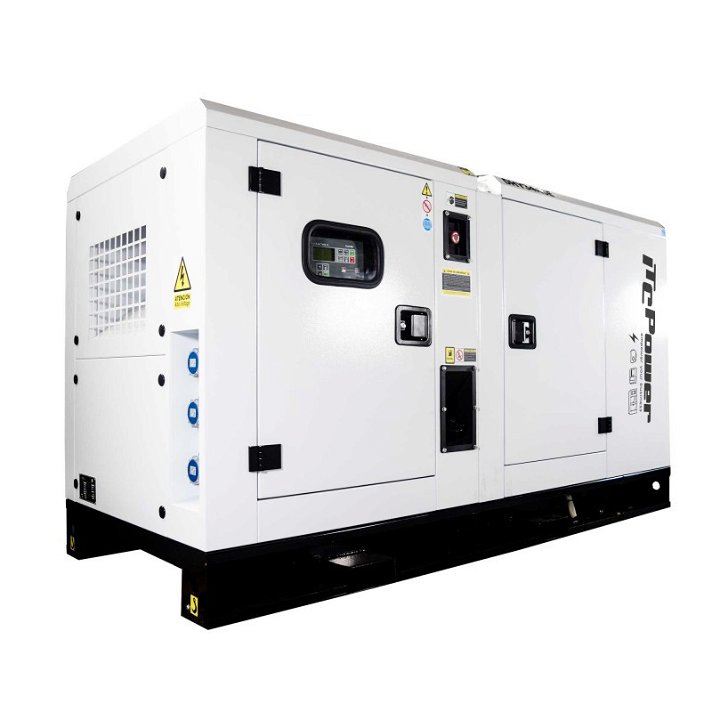 DG18KSEm ITCPower Grupo gerador a gasóleo silencioso de 18 kW DG18KSEm ITCPower