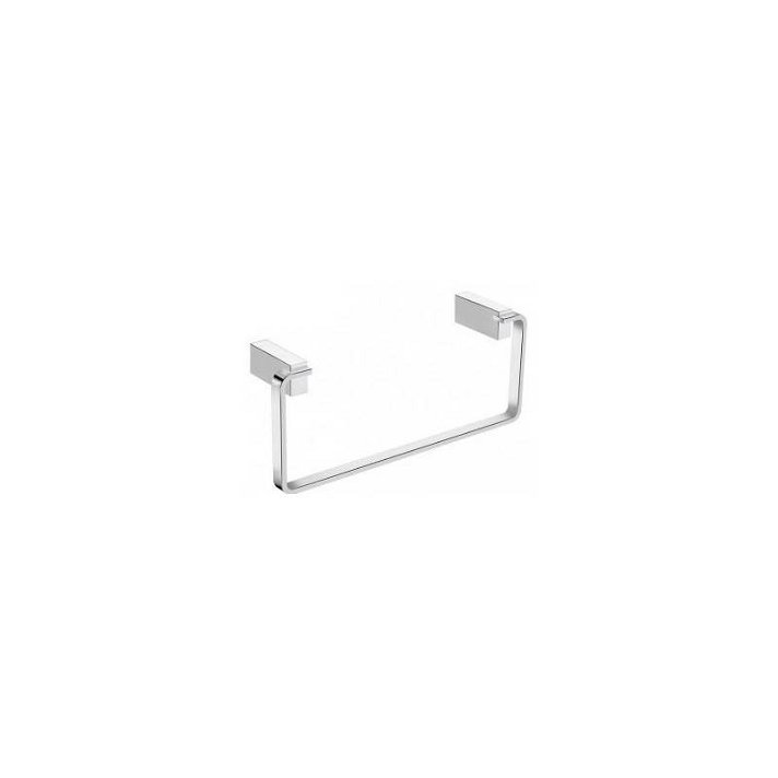 Toallero de barra para baño de 30 cm de metal con un acabado en color cromo Design Gala