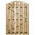 Puerta para jardín fabricada en madera de pino verde impregnada de 100x100 cm Vida XL