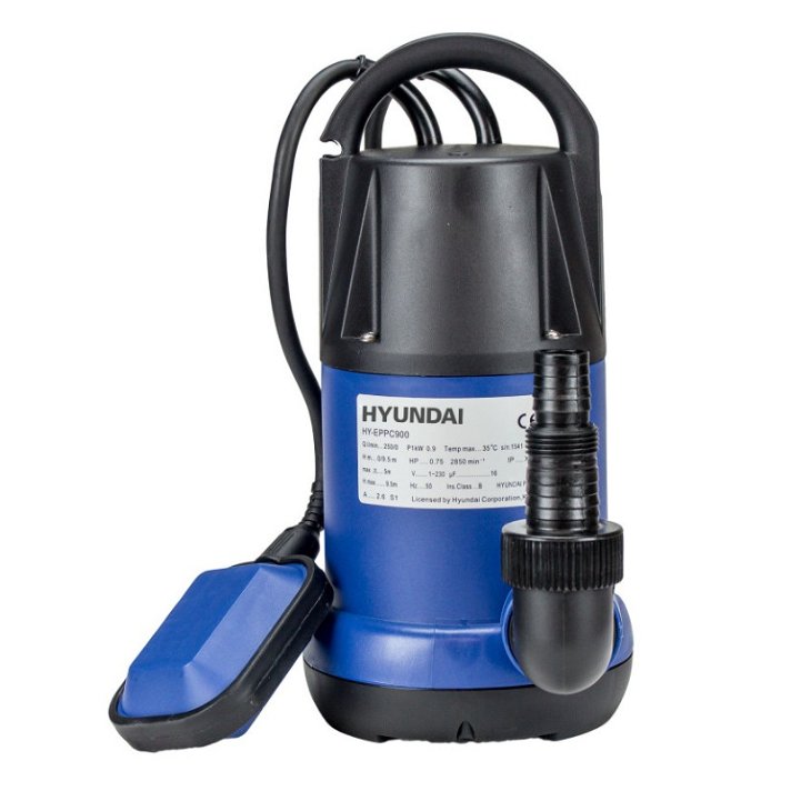 Bomba submergível para águas limpas no modelo HY-EPPC900 Hyundai