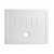 Plato de ducha extraplano hecho en arcilla refractaria con acabado en color blanco de 100x80 cm Waterline Unisan