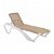 Lot de 2 chaises fabriquées en tissu beach et polypropylène blanc et sable Marina Beach Resol
