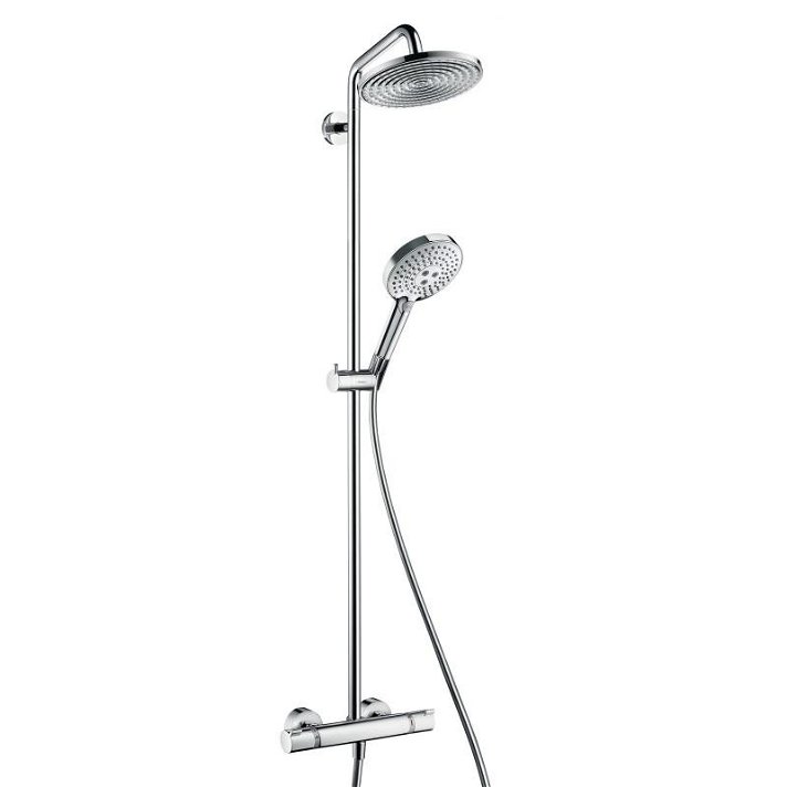 Coluna para duche com termostato Showerpipe 240 de 1 jato Raindance S Hansgrohe