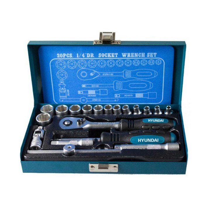 Kit de herramientas de 20 piezas Hyundai