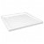 Plato de ducha cuadrado de ABS 90 cm blanco Vida XL