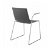 Pack de sillas con apoyabrazos elaboradas de fibra de vidrio en gris y blanco Skin Resol