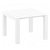 Table extensible pour extérieur de couleur blanche de 100x75x100/140 cm Vegas S Garbar