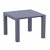 Table extensible pour extérieur couleur gris foncé de 100x75x100/140 cm Vegas S Garbar
