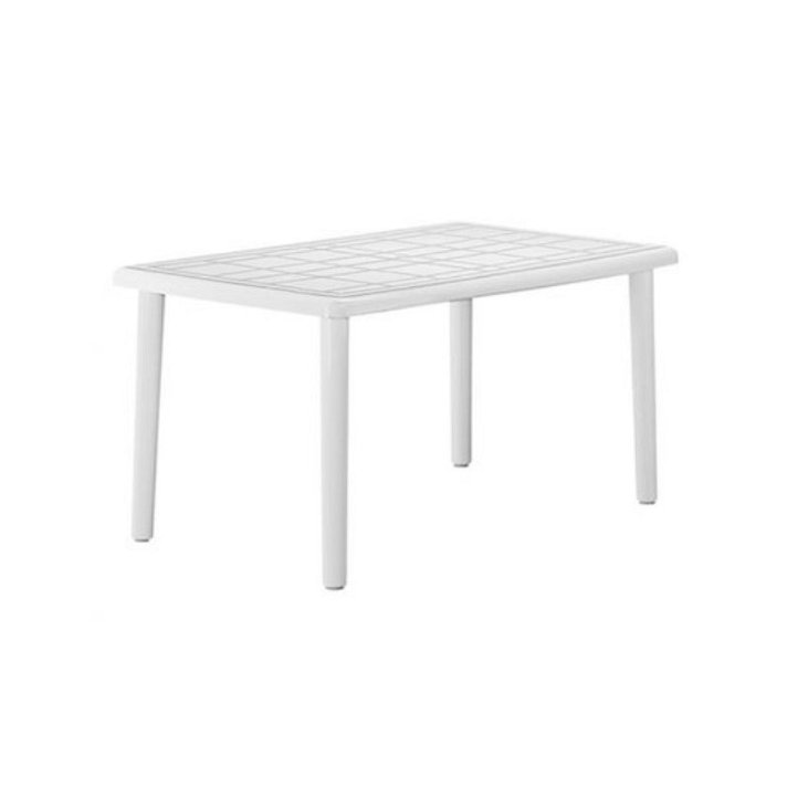 Table d'extérieur couleur blanc Olot Garbar