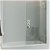 Mampara de ducha reversible con 1 abatible elaborada de vidrio transparente Combi Vulcan Bath